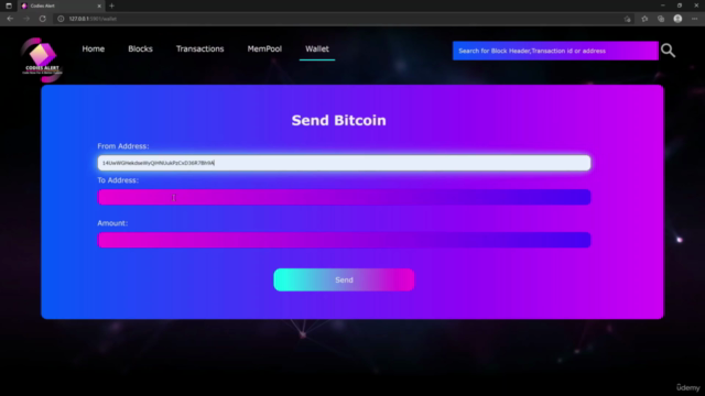 #1 Advanced Blockchain Course in Python – Screenshot 1