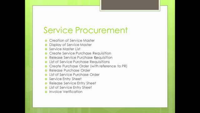 Learn Service Procurement Process in SAP MM – Screenshot 3