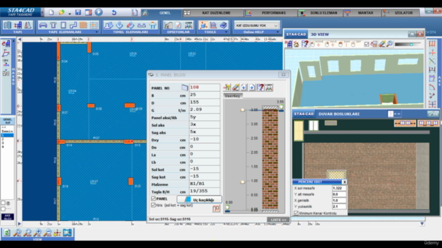 Sta4cad İle Statik Proje Eğitimi (Metraj Anlatımlı) – Screenshot 3