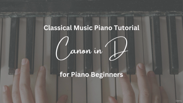 Classical Music Piano Tutorial: Canon in D - Piano Beginners – Screenshot 1