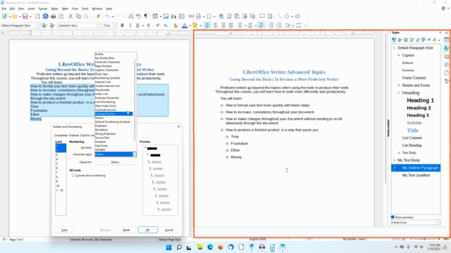 LibreOffice Writer Advanced Topics – Screenshot 3