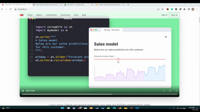 Build Machine Learning Web Application with Streamlit – Screenshot 1