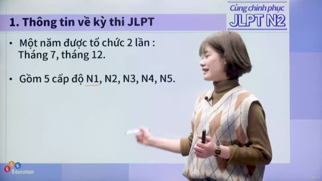 Cùng chinh phục JLPT N2 - Ngữ pháp & Đọc(JLPT N2 - 문법 및 읽기) – Screenshot 1
