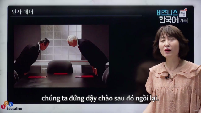 Văn hóa và phép tắc công sở(비즈니스 한국어 기초 + 베트남어 자막) – Screenshot 2