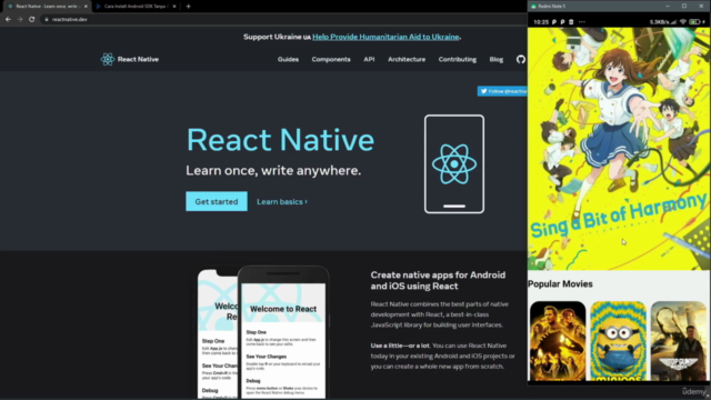 Belajar React Native dengan Membuat Movie App – Screenshot 2