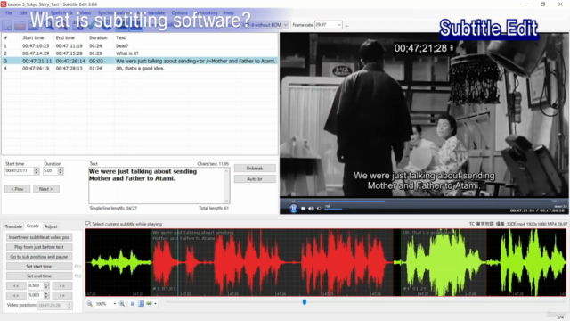 Professional Japanese-to-English Subtitle Translation Course – Screenshot 2