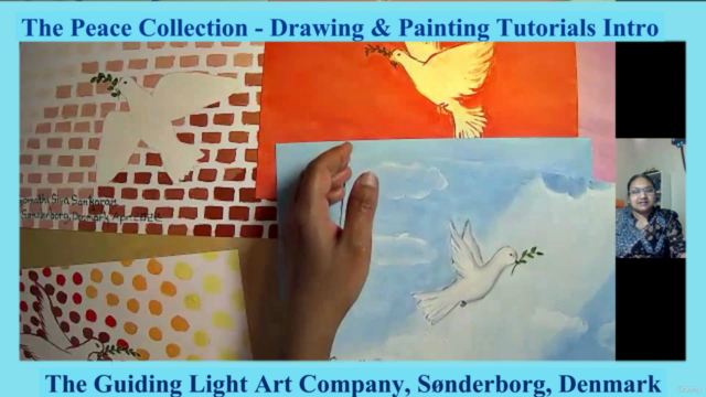 Learn to draw & paint a Peace Dove - Peace Collection 1 FREE – Screenshot 1