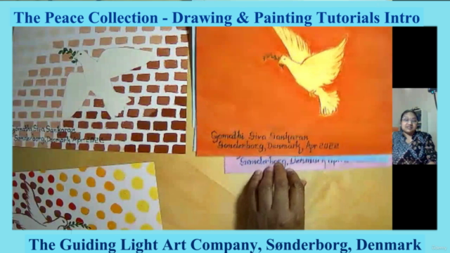 Learn to draw & paint a Peace Dove - Peace Collection 1 FREE – Screenshot 3