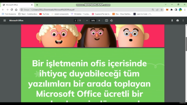 Sıfırdan Microsoft Office, Word, Excel – Screenshot 1