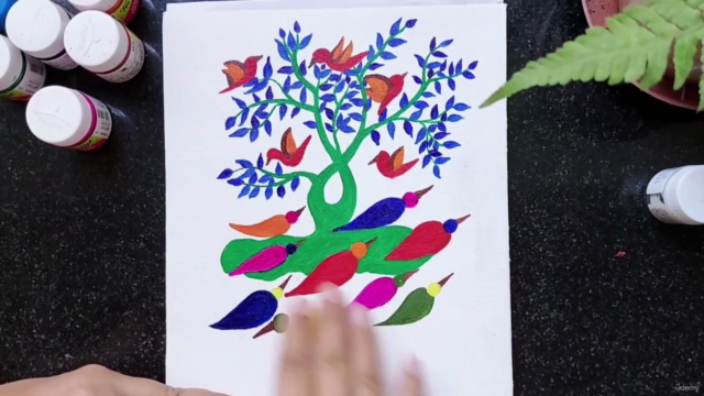 Paint Beautiful Folk Art With Acrylics: For Beginners – Screenshot 4