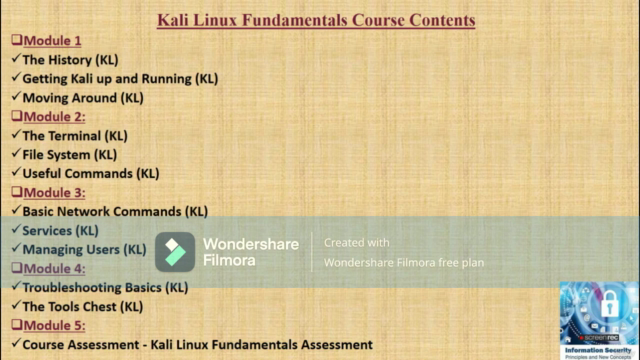 Kali Linux Fundamentals and become a cyber security leader – Screenshot 3