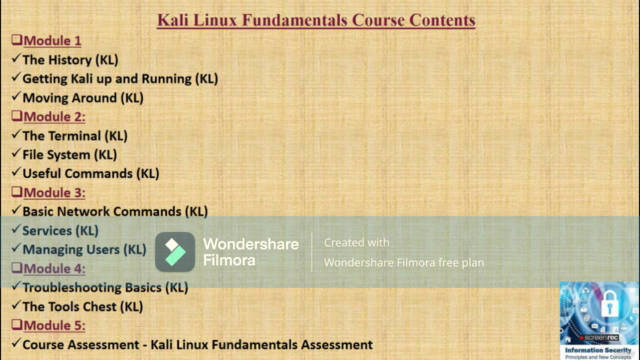Kali Linux Fundamentals and become a cyber security leader – Screenshot 4