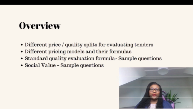 Procurement Bid / Tender Evaluation Models – Screenshot 2