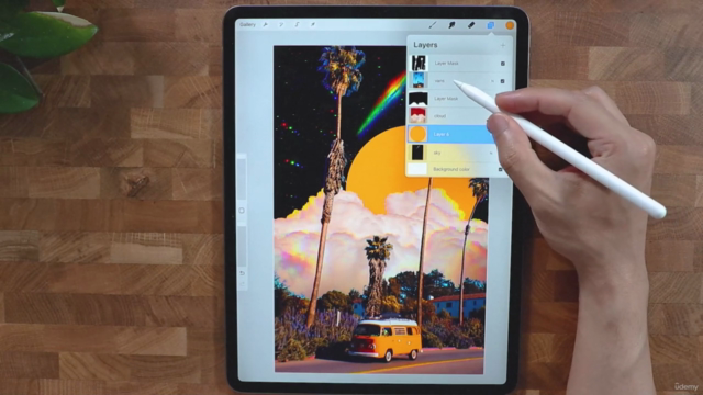 Create a Surrealism Poster in Procreate – Screenshot 1