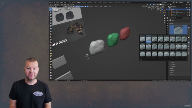 Blender 3 to Unreal Engine 5 Dungeon Modular Kitbash – Screenshot 1