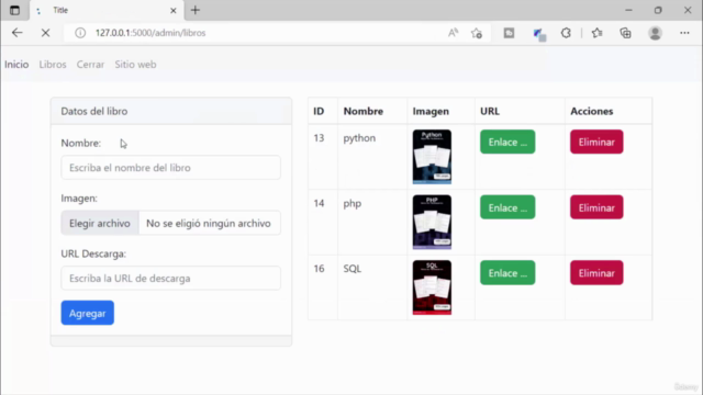 Construye un sitio web en Python – Screenshot 2