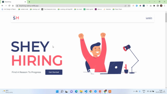React - Tailwind CSS Job Consultancy Website – Screenshot 1