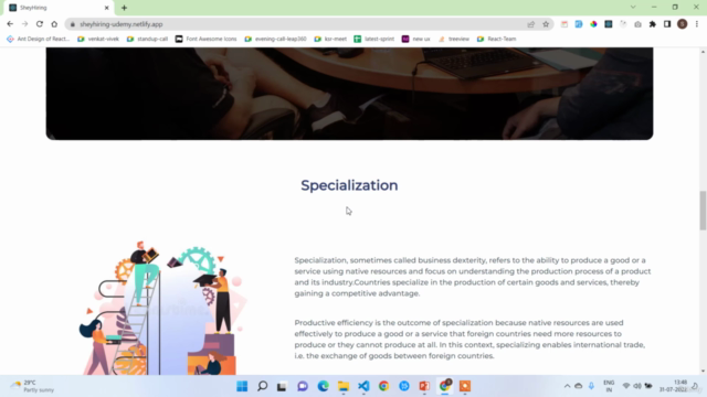 React - Tailwind CSS Job Consultancy Website – Screenshot 2