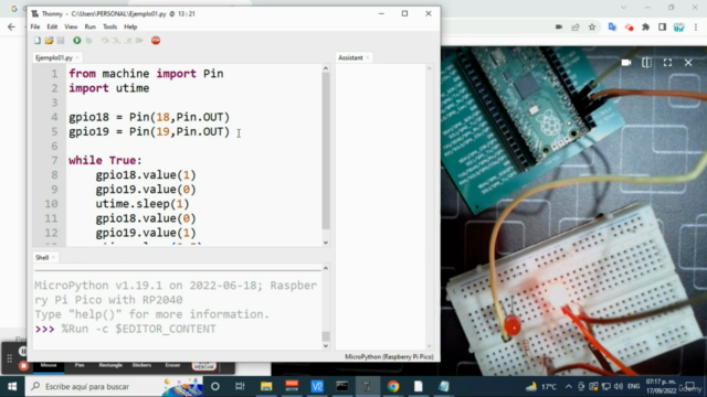 Raspberry Pi Pico con Internet de las cosas en MicroPython - Screenshot_01