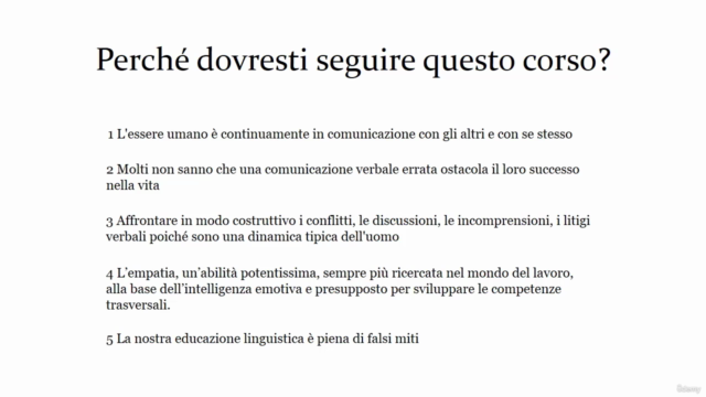 Comunicazione verbale – Screenshot 2