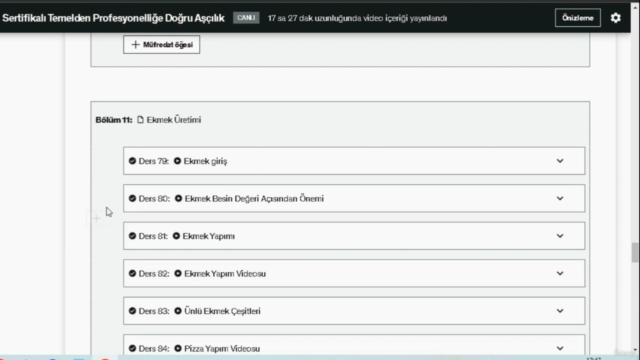 Sertifikalı Temelden Profesyonelliğe Doğru Aşçılık – Screenshot 3