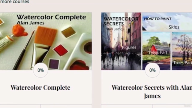 Watercolor Secret Courses with Alan James – Screenshot 3