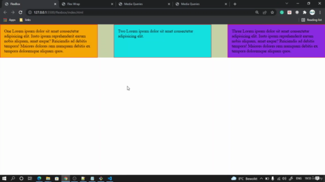 ReactJs CSS3 Flexbox Media Queries Bootstrap with 4 Projects – Screenshot 1