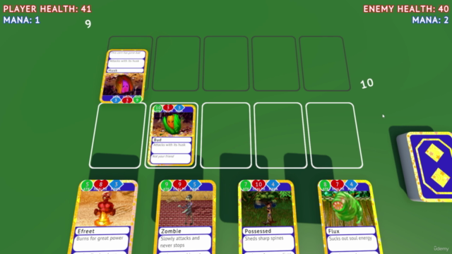 Learn To Create a Card Combat Game With Unity & C# – Screenshot 4
