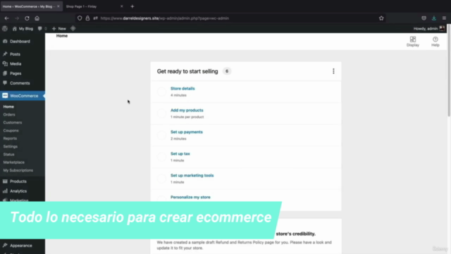 Desarrollo web con WordPress: Curso profesional completo – Screenshot 1