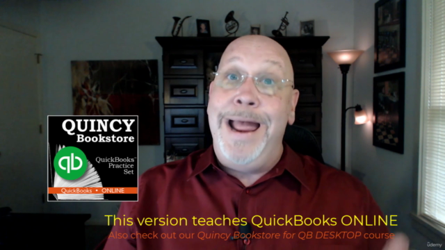 QuickBooks™ Online Practice Set • Quincy Bookstore – Screenshot 2