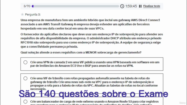 Simulado AWS Certified Advanced Networking Specialty PT-BR – Screenshot 2