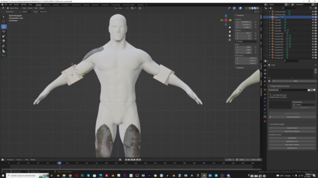 BLENDER Create Living Room From Single Image + Robot, 4h30M – Screenshot 2