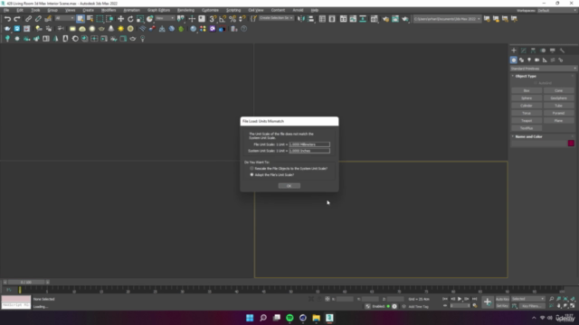 Learn to Create a 3D Living Room – Screenshot 1