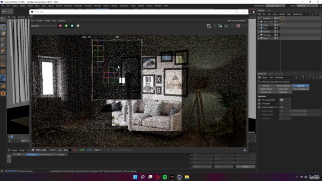 Learn to Create a 3D Living Room – Screenshot 3