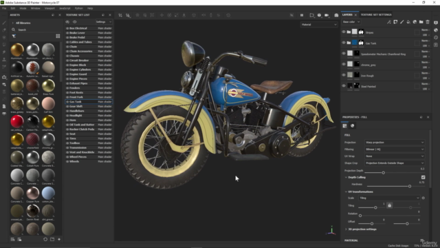 Blender 3 Motorcycle Creation – Screenshot 2