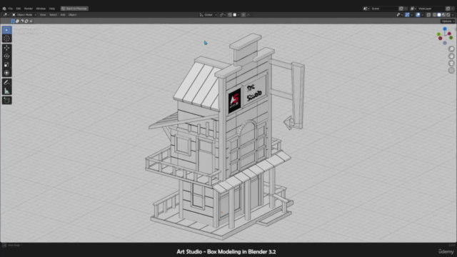 Complete Blender Course for Beginners - Modeling a Hotel - Screenshot_04