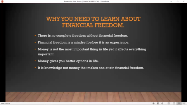 FINANCIAL FREEDOM MASTER CLASS – Screenshot 2