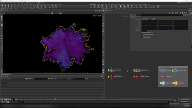 Master Houdini FX: Art Directing Magic Smoke Explosion – Screenshot 4