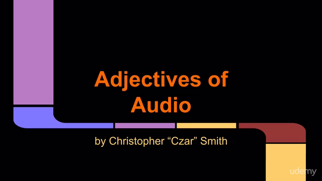 Audio Engineering: Adjectives of Audio – Screenshot 2