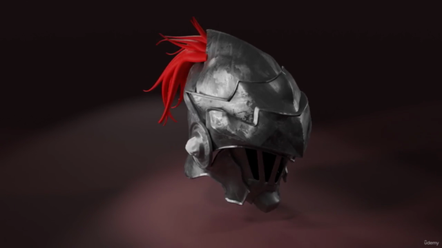 Create helmet in Blender and Substance painter – Screenshot 4