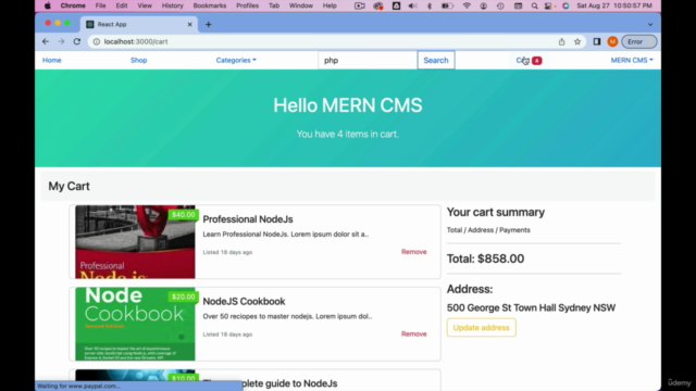 MERN STACK NODE API REACT E-Commerce with 116 How-To's - Screenshot_04