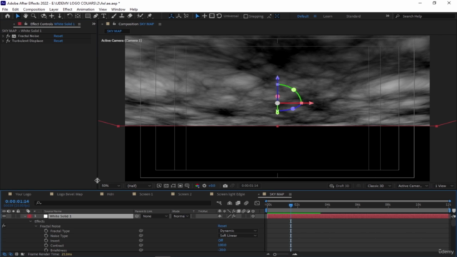 After effect : How to create a Sunrise Logo Animation – Screenshot 3