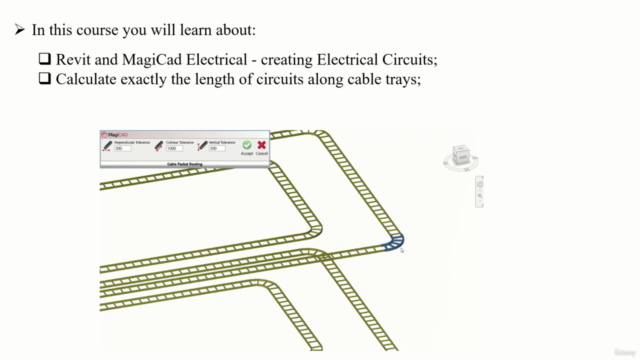 MagiCad for Revit. Find Exactly Length of Electrical Circuit – Screenshot 3