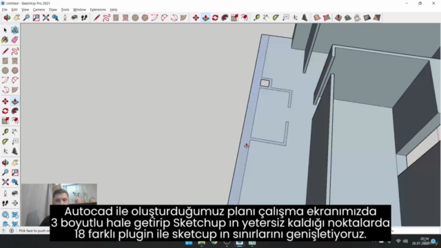 Sketchup Tam Set Eğitim Serisi / +Pluginler +Vray +Enscape – Screenshot 3