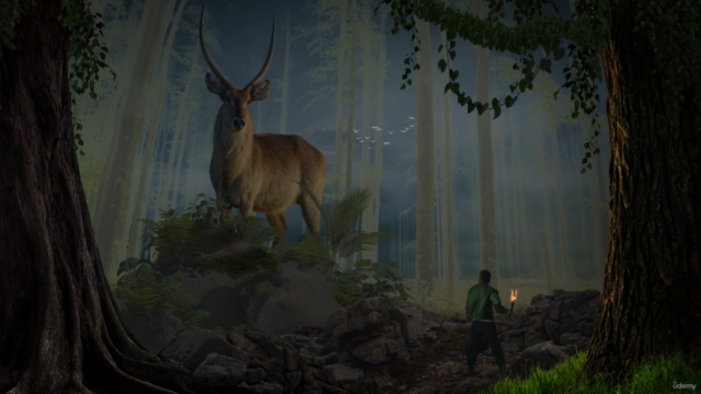 Photoshop advanced manipulation course - The great deer – Screenshot 2