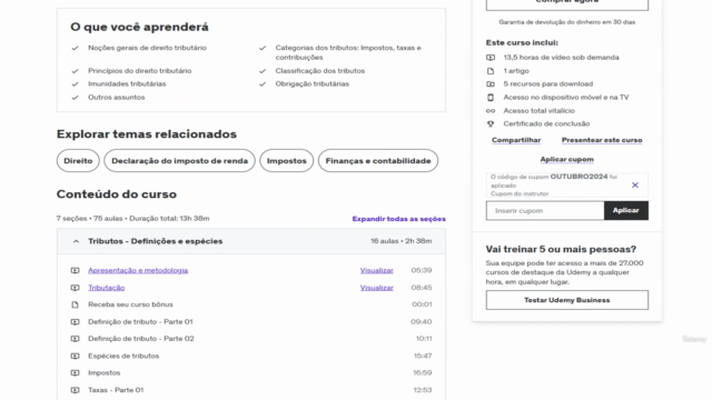 Intensivo em Direito Tributário - Do básico ao avançado – Screenshot 2