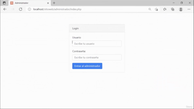 Sitio web con php y mysql – Screenshot 4