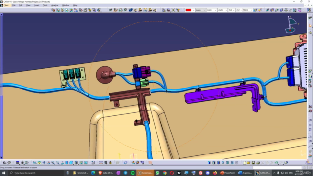 Catia V5 Electrical Harness Design - Automotive Projects - Screenshot_03