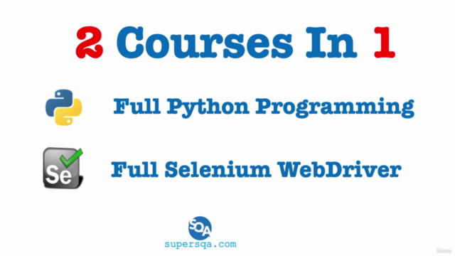 Python From Scratch & Selenium WebDriver QA Automation 2024 – Screenshot 1