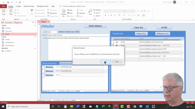 Microsoft Access 365: Access VBA & Automating Outlook Email - Screenshot_04